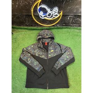 Nike City Lights Windrunner Full Zip Lightweight Jacket w/ Logo & Pockets Mens L